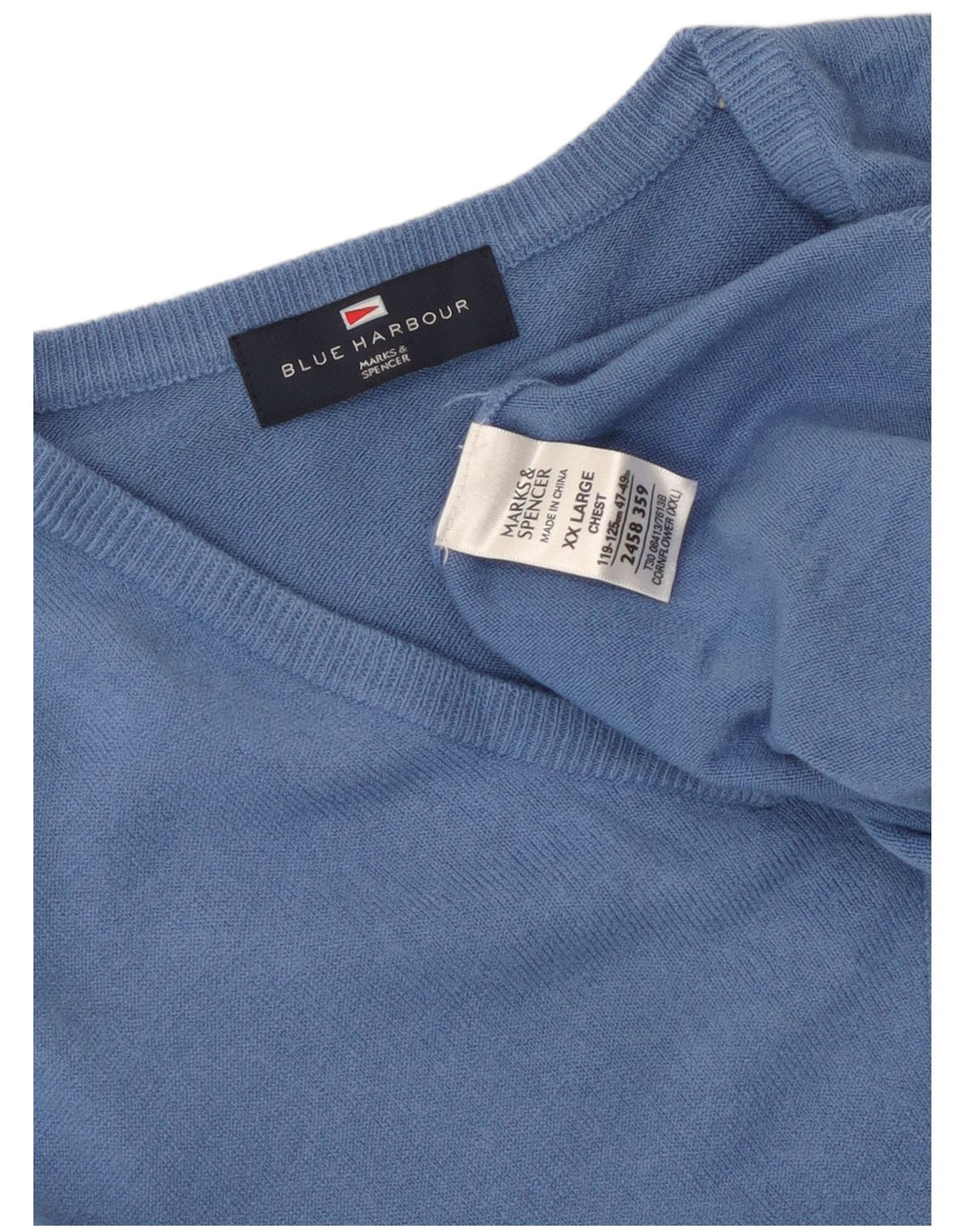 Canotta da uomo Marks & Spencer Blue Harbour Vest 2XL Acrilico blu