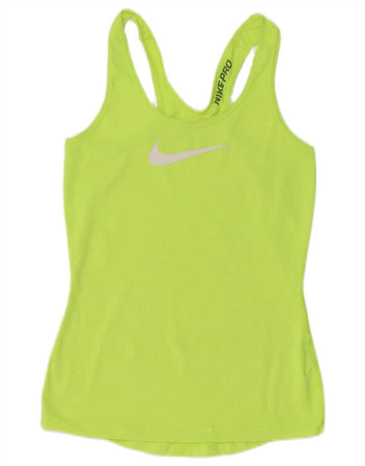 Canotta grafica da donna NIKE UK 8 Small verde sintetico