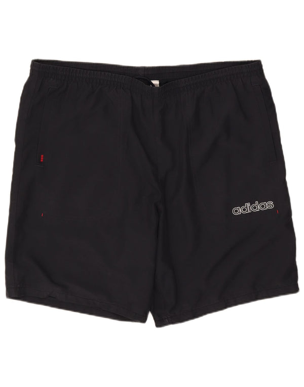 Pantaloncini sportivi da uomo Adidas Large blu navy in poliestere