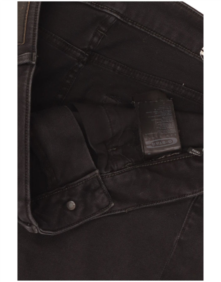 Mini gonna di jeans da donna G-Star W30 cotone nero medio