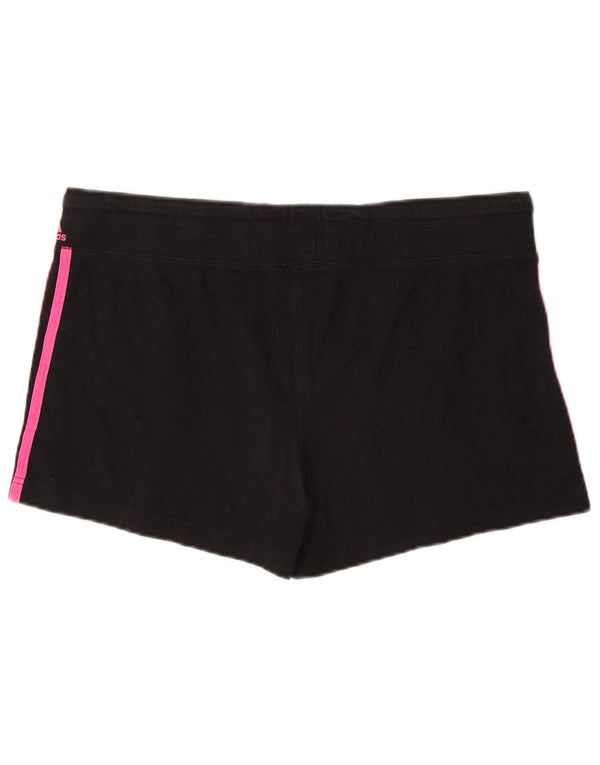 Pantaloncini sportivi Adidas da donna UK 14 grandi cotone nero