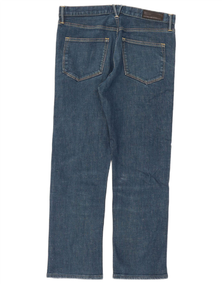 Jeans dritti autografi da uomo Marks & Spencer W32 L29 cotone blu