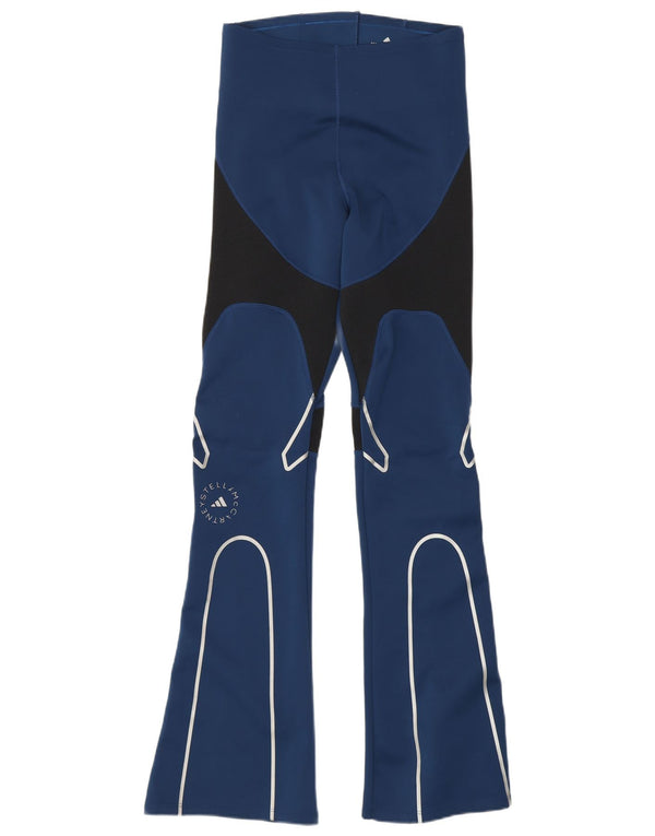 Leggings Adidas Stella McCartney da donna UK 8/10 Small Blue Colourblock