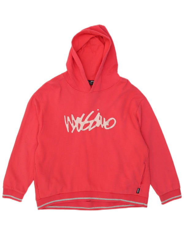 Maglione con cappuccio grafico per ragazze Mossimo 15-16 anni in cotone rosa