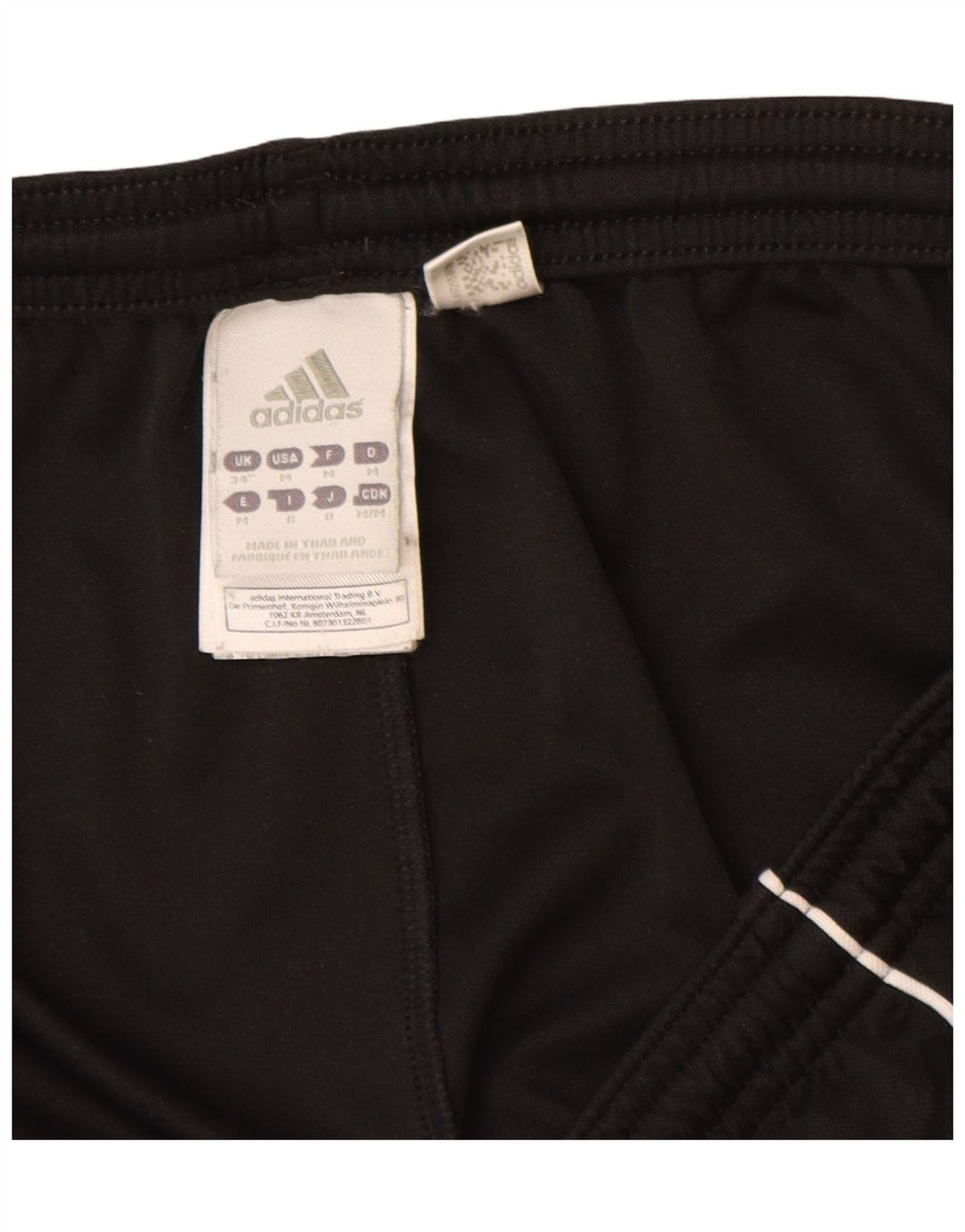 Pantaloncini sportivi ADIDAS Climalite Graphic da uomo, grandi, in poliestere nero