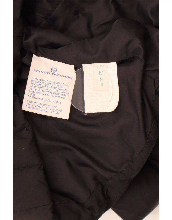 Gilet imbottito con cappuccio da donna Sergio Tacchini IT 44 medio nero