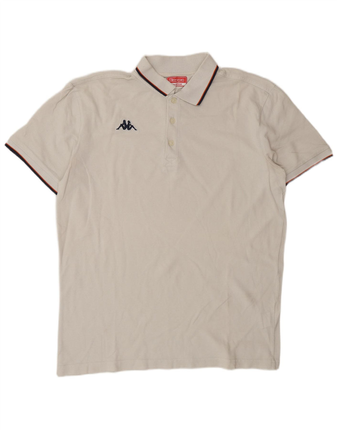 Polo Kappa Uomo XL Cotone Bianco