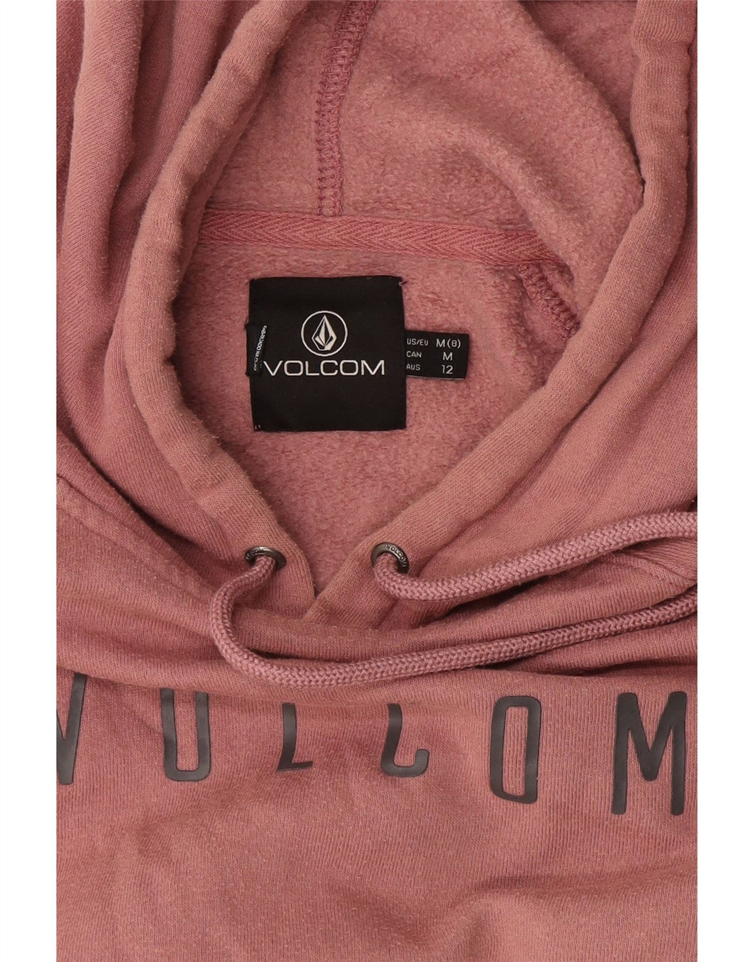 Felpa con cappuccio grafica da donna VOLCOM UK 14 Rosa medio
