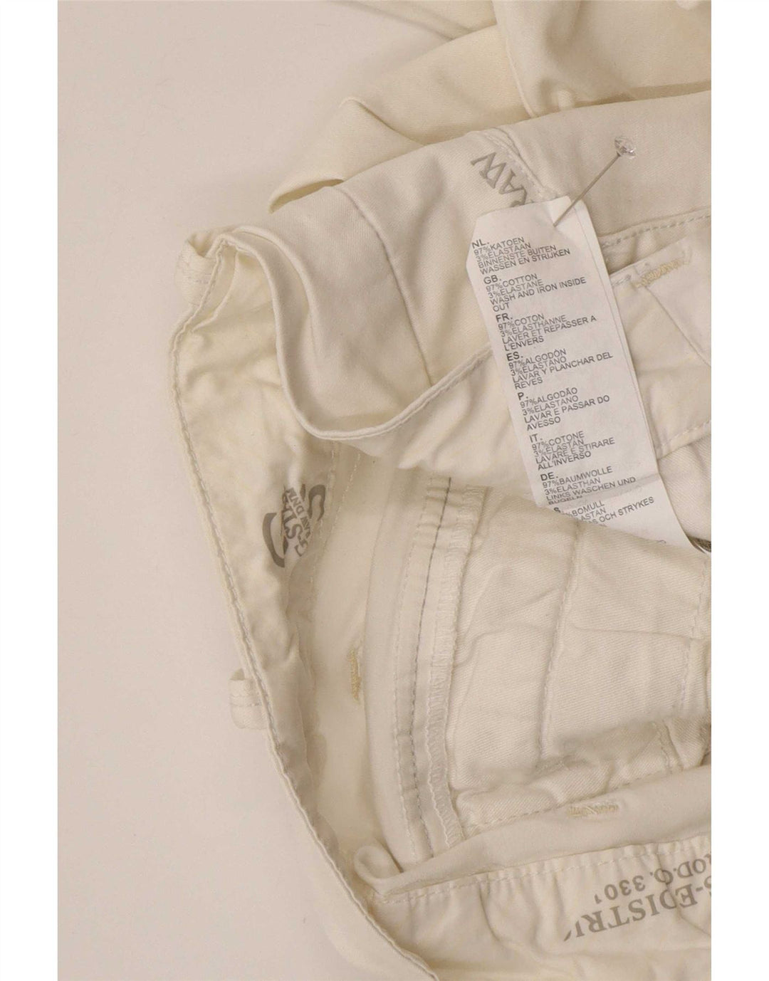 Bermuda da donna G-Star W26 piccolo cotone bianco