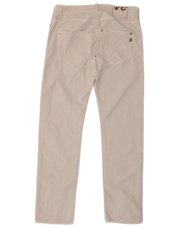 Jeans dritti Sam da uomo Dondup W34 L32 cotone bianco
