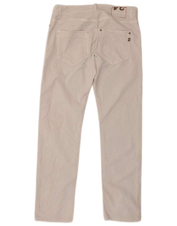 Jeans dritti Sam da uomo Dondup W34 L32 cotone bianco