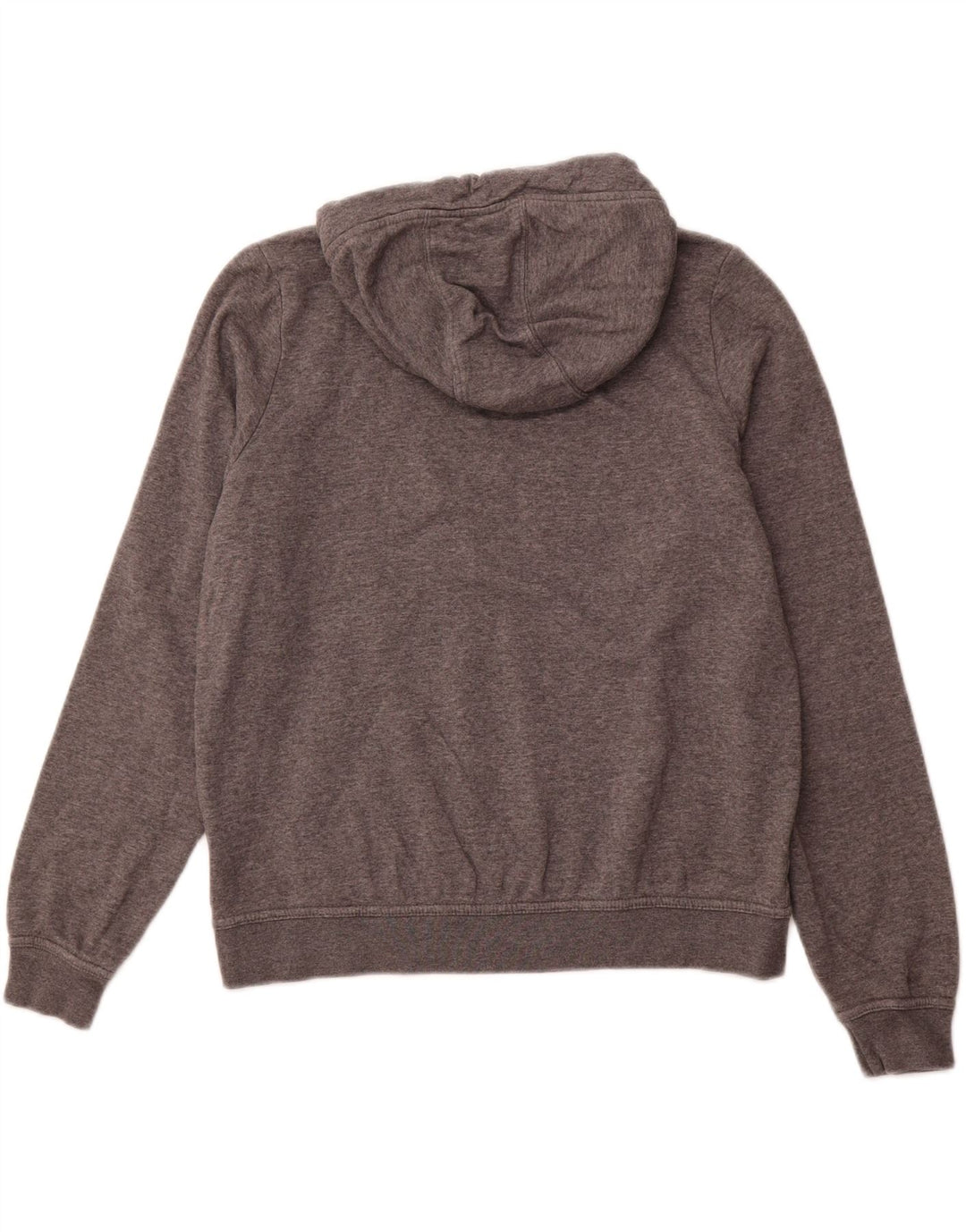 Maglione con cappuccio da donna NIKE UK 14 cotone grigio medio