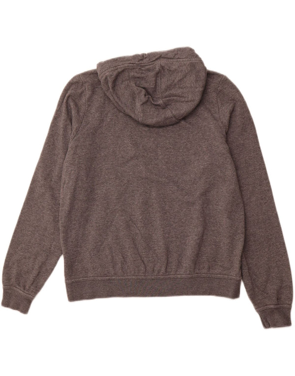 Maglione con cappuccio da donna NIKE UK 14 cotone grigio medio
