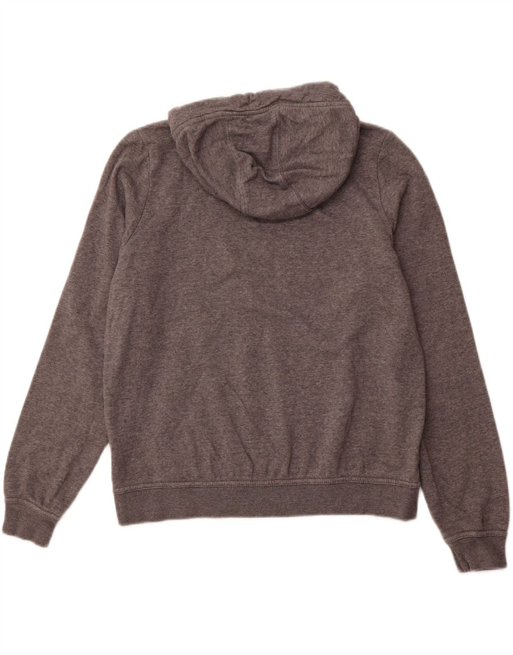 Maglione con cappuccio da donna NIKE UK 14 cotone grigio medio