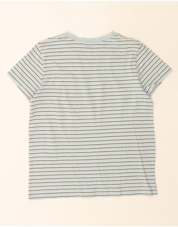 T-shirt da donna Levi's Top UK 14 cotone a righe blu medio