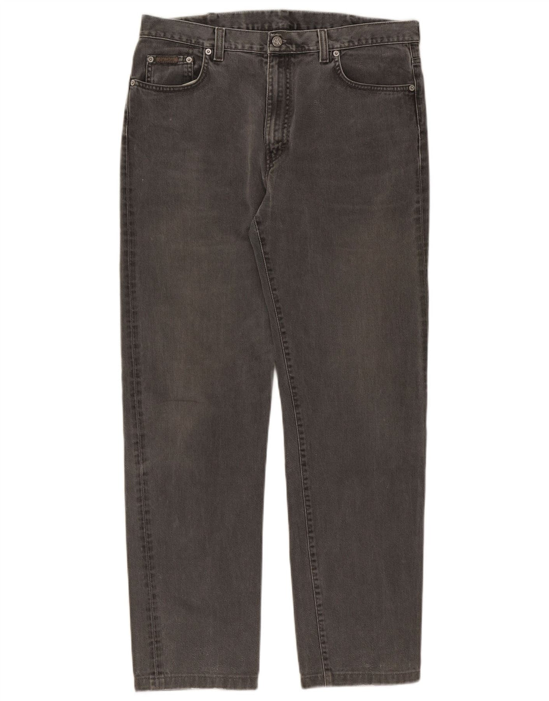 Jeans dritti da uomo Calvin Klein W34 L30 Grigi