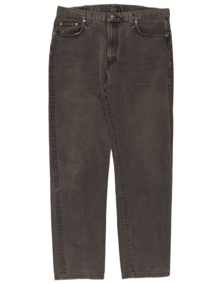 Jeans dritti da uomo Calvin Klein W34 L30 Grigi