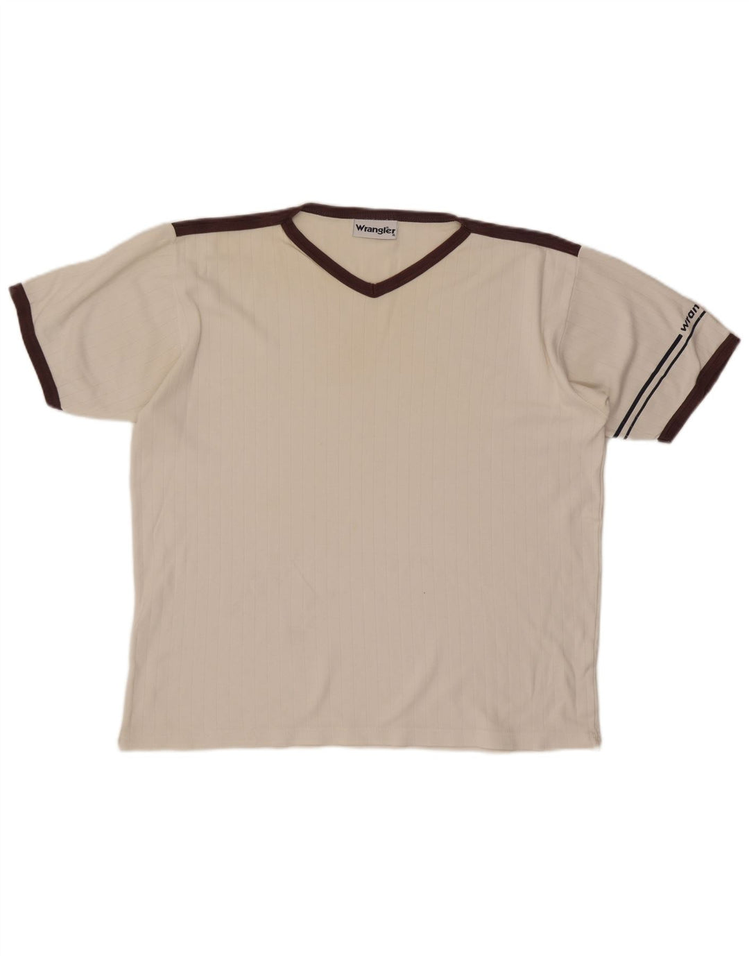 T-shirt da uomo Wrangler Top XL bianca color block