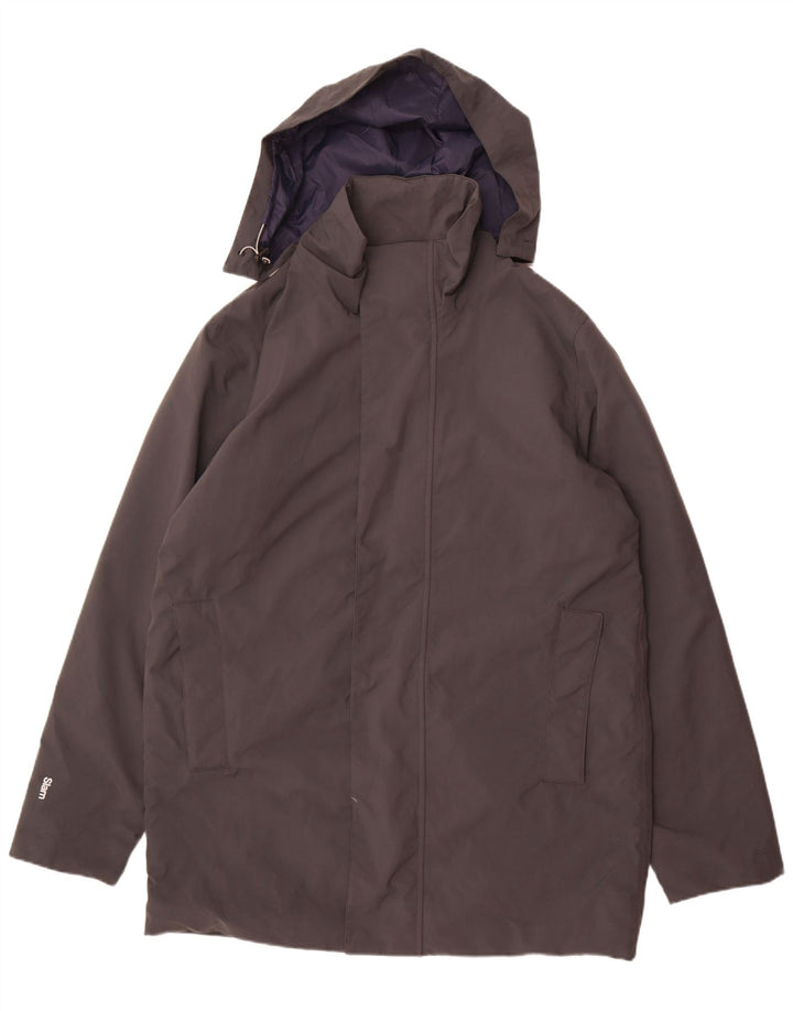 Giacca imbottita con cappuccio da uomo Slam UK 42 XL Poliammide grigia