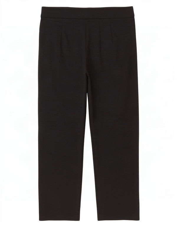 Pantaloni casual dritti da donna Marks & Spencer UK 12 medi W30 L28 neri