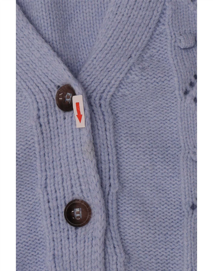 Maglione cardigan da donna Lumina UK 16 Large Blu in poliammide