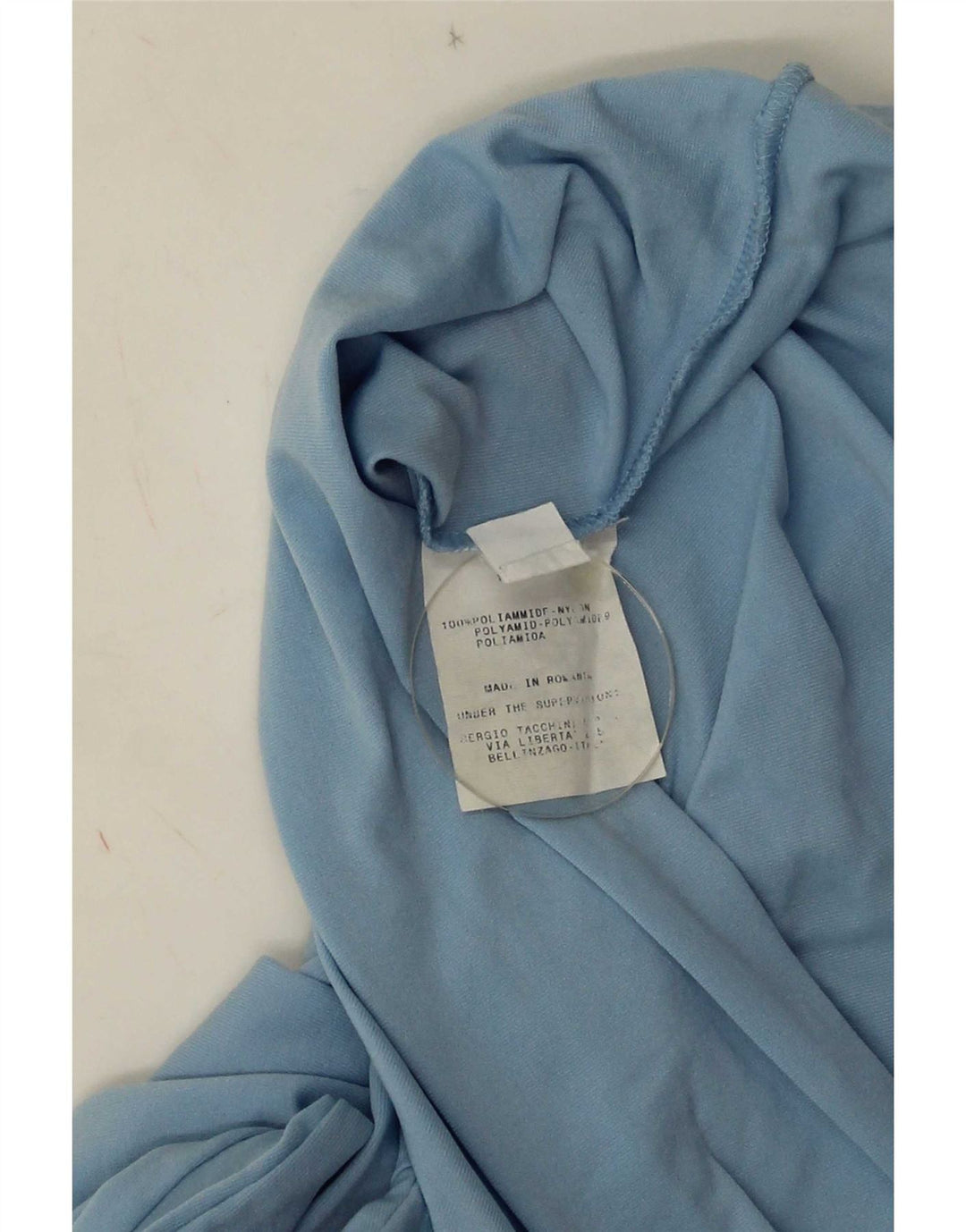 Maglia Donna Sergio Tacchini Manica Lunga IT 48 XL Blu Poliammide