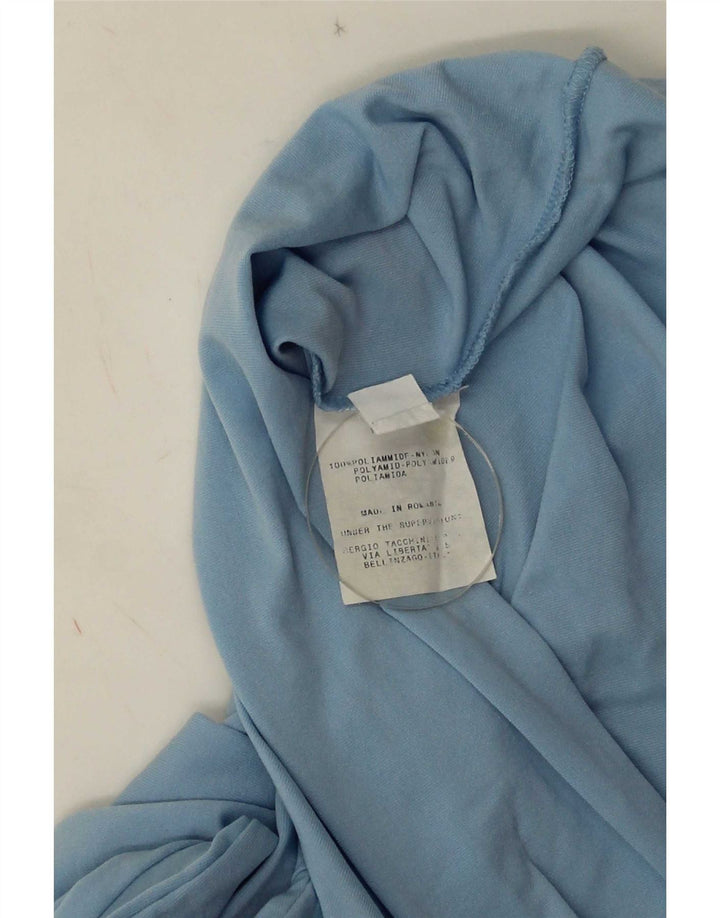 Maglia Donna Sergio Tacchini Manica Lunga IT 48 XL Blu Poliammide