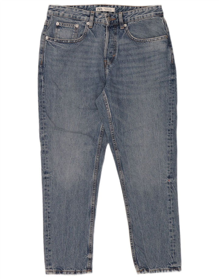 Jeans affusolati da uomo Zara EU 40 medio W31 L26 cotone blu