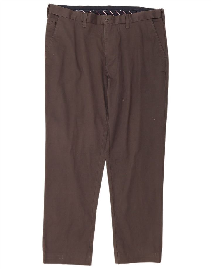 Pantaloni chino dritti da uomo Marks & Spencer W40 L31 cotone grigio