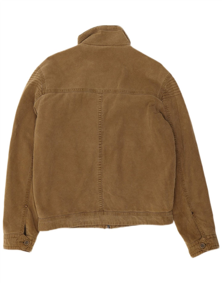 Giacca multiuso da uomo Marks & Spencer UK 36 piccola in cotone beige