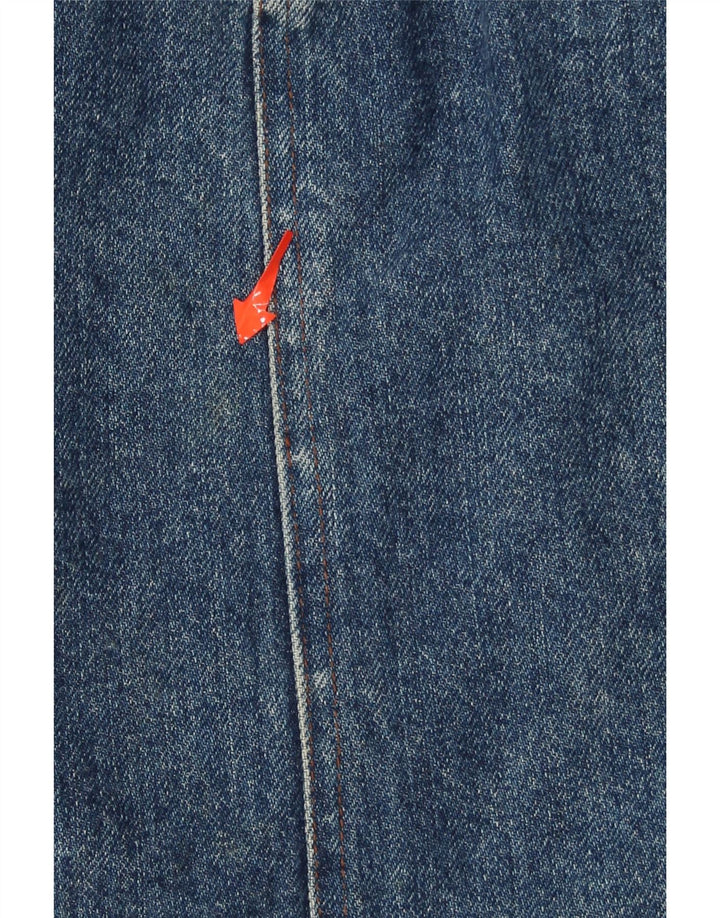 MASH Womens Denim Skirt IT 48 XL W30  Blue Cotton Vintage Mash and Second-Hand Mash from Messina Hembry 