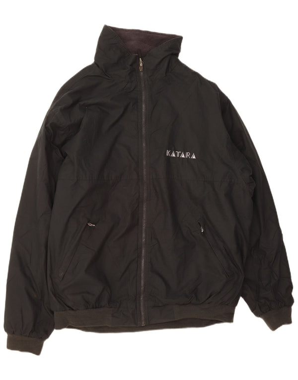 MUSTO Mens Bomber Jacket UK 42 XL Black Polyester