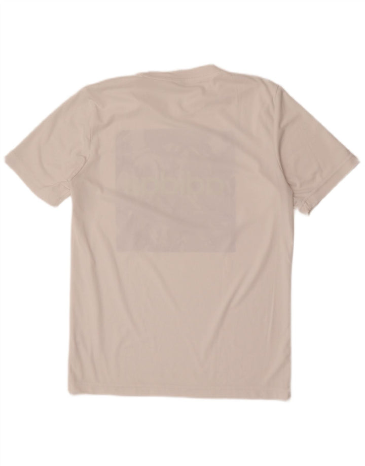 T-shirt grafica Adidas Prime da uomo blu piccola bianca