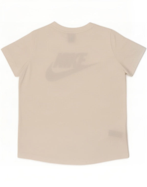 Nike - T-shirt grafica oversize da donna, taglia UK 16, grande, in poliestere bianco
