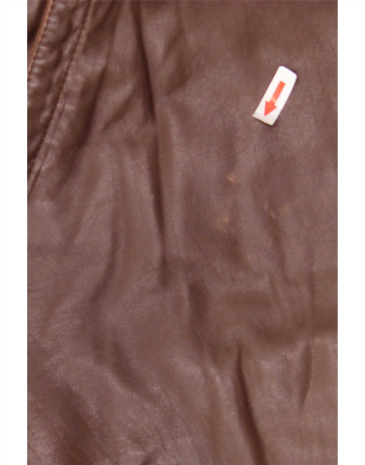 Giacca in pelle da uomo Vinci IT 52 XL Marrone
