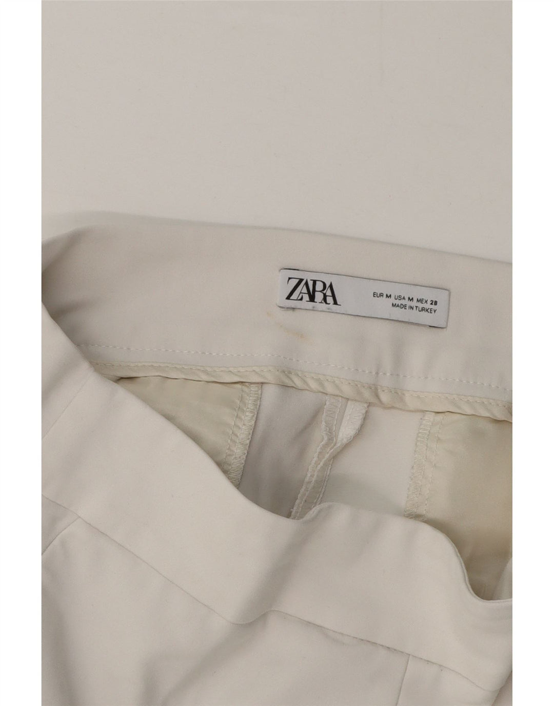 Pantaloncini chino Zara da donna medi W28 bianchi