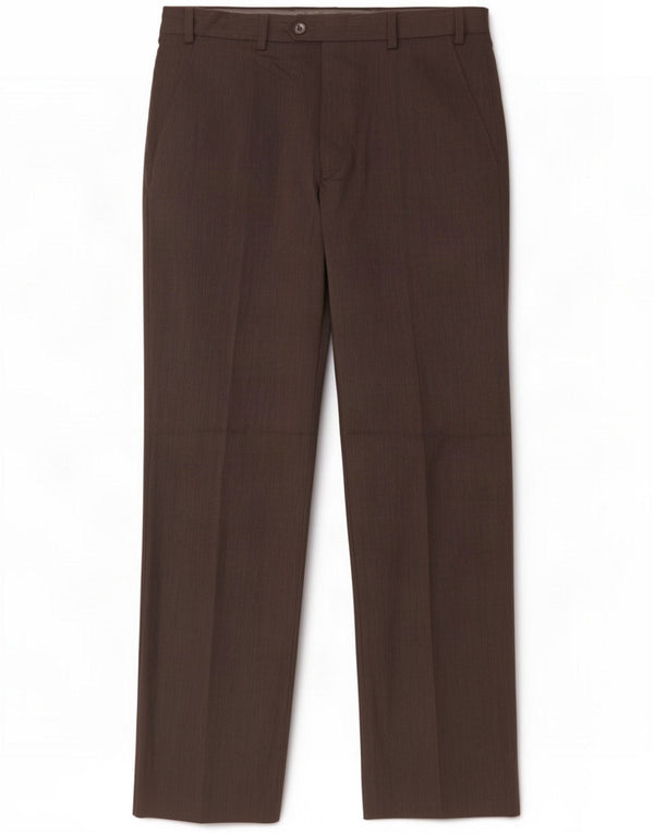 Marks & Spencer Pantaloni da abito vestibilità regolare da uomo W32 L31 Poliestere grigio