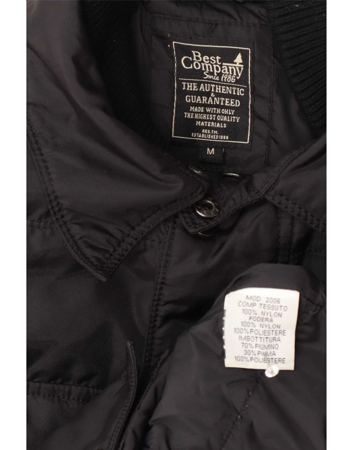 Giacca imbottita da uomo Best Company UK 38 nylon nero medio