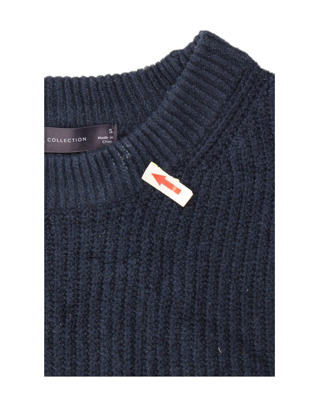 Canotta corta da donna Marks & Spencer oversize UK 10 piccola blu navy