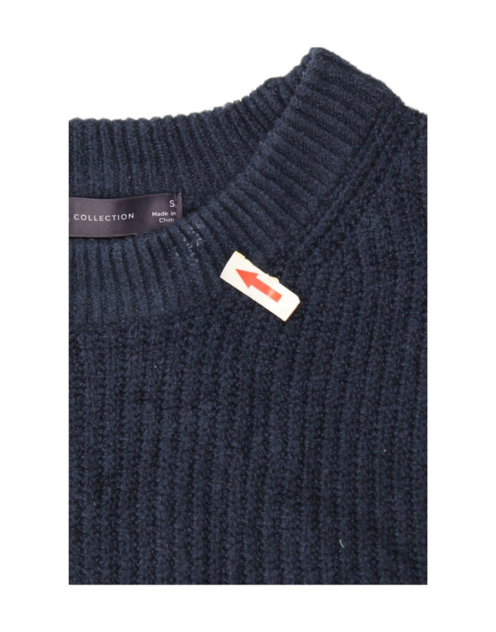 Canotta corta da donna Marks & Spencer oversize UK 10 piccola blu navy