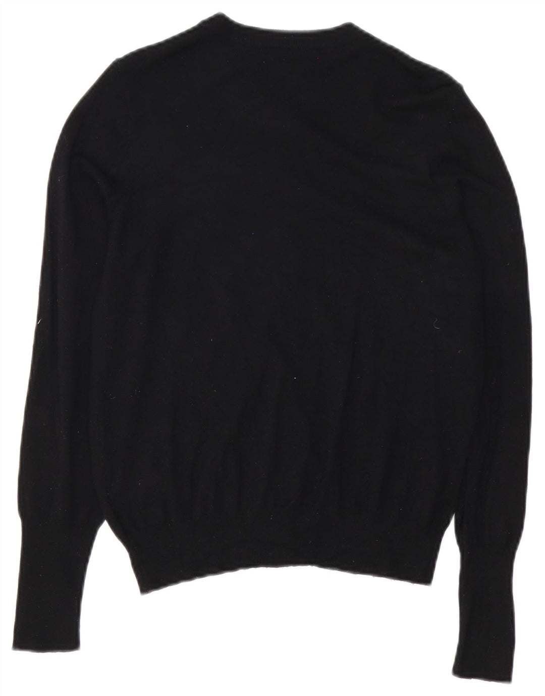 MARKS & SPENCER Maglione cardigan da donna UK 12 Viscosa nera media