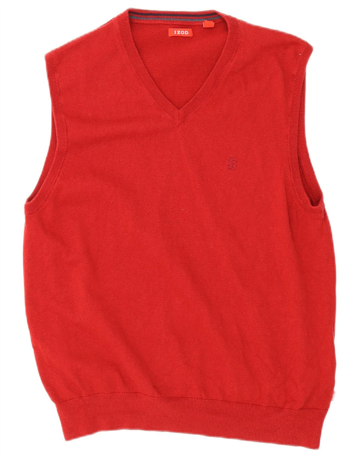 Canottiera da uomo Izod grande rossa in cotone