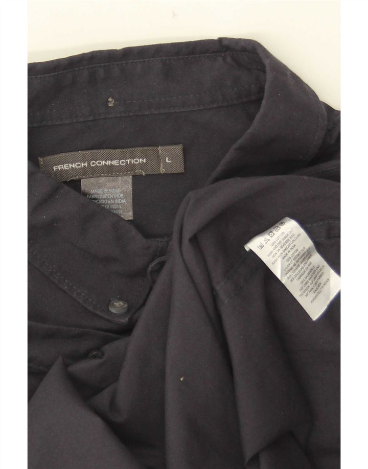Camicia da uomo French Connection grande in cotone nero