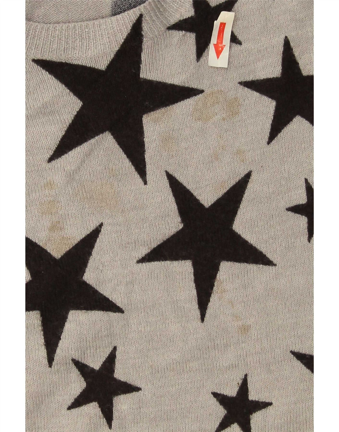 Maglione maglione con scollo a barca da donna Marks & Spencer UK 14 grande grigio