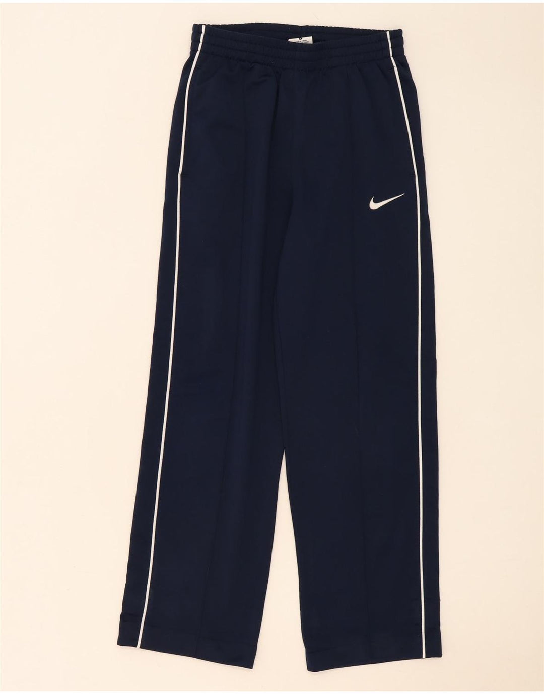 Pantaloni della tuta da ragazza Nike 12-13 anni Large in poliestere blu navy