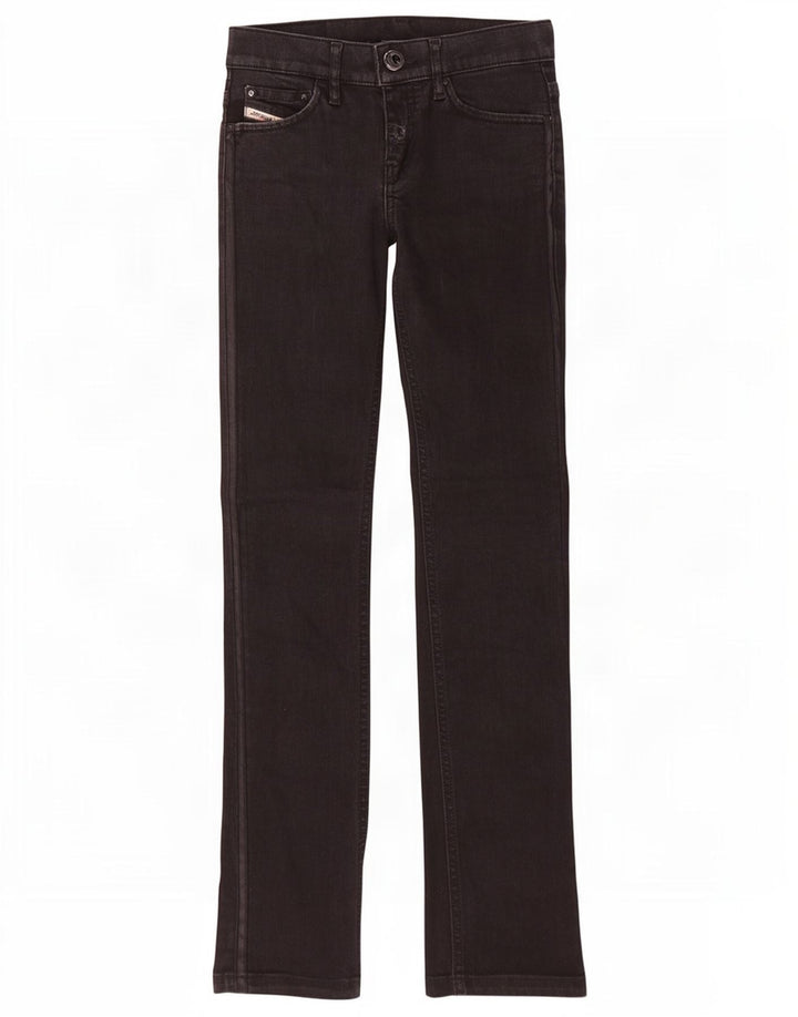 Jeans slim da donna Diesel Liv W25 L32 cotone nero