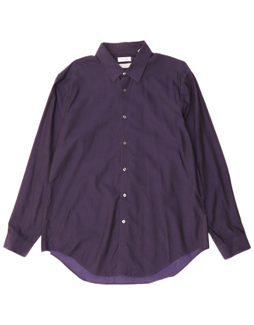 CALVIN KLEIN JEANS Camicia da uomo slim fit taglia 17 XL in cotone blu navy