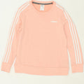 ADIDAS Womens Sweatshirt Jumper UK 8/10 Small Pink Cotton Vintage Adidas and Second-Hand Adidas from Messina Hembry 