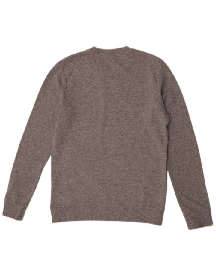 Jack & Jones Felpa con grafica da uomo Maglione in cotone grigio medio