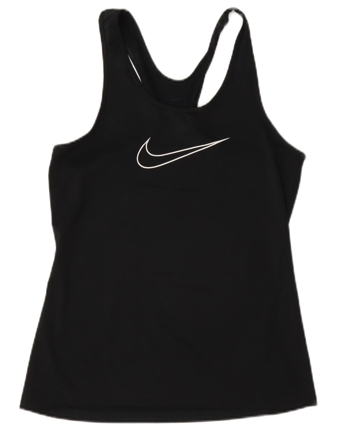 Canotta grafica Nike Dri Fit da donna UK 10 piccola in poliestere nero